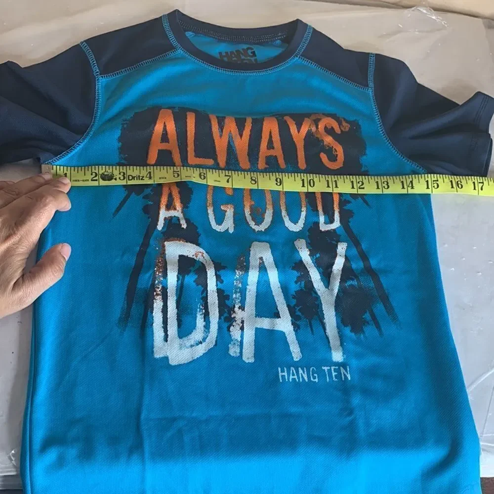 Hang Ten Boys Rash Guard / Sun Shirt Size Small